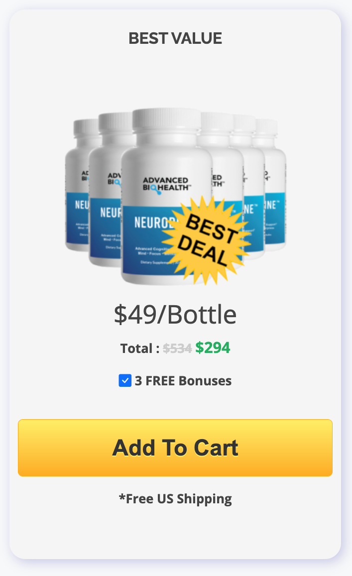 Order Neurodrine 6 bottles
